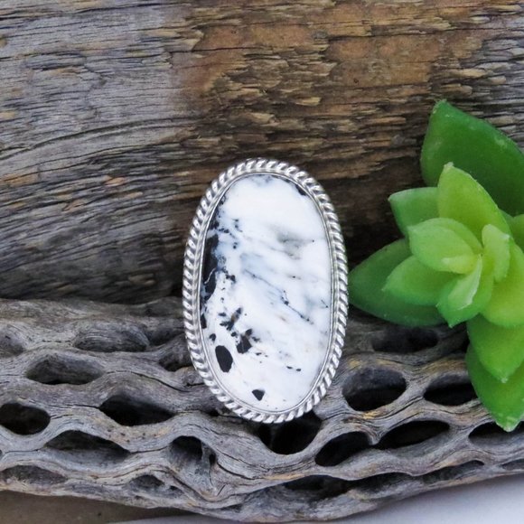 Men's Native American Navajo Sterling Silver Large Statement Ring Size 9 1/4